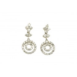 orecchini con pendenti donna Gioielli Lavinia lav000978 in oro 750 bianco con diamanti  - 000978