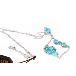 collana girogola donna Boccadamo Lidian gr603 con cristalli e zirconi - boccad-gr603