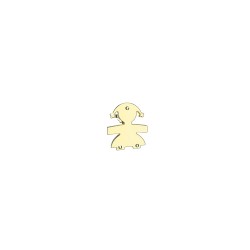 orecchino a lobo donna Le Bebè I Classici Bimba lbb052 in oro 375 rosa - CART1752