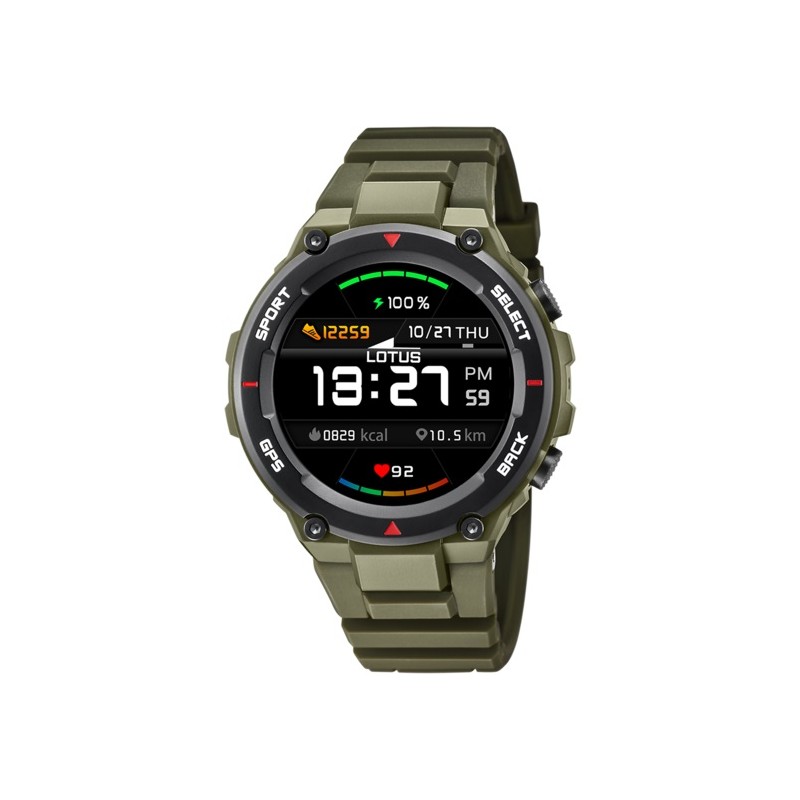 orologio smartwatch uomo Lotus 50024/3 Smartime green GPS e Sport  multifunzione