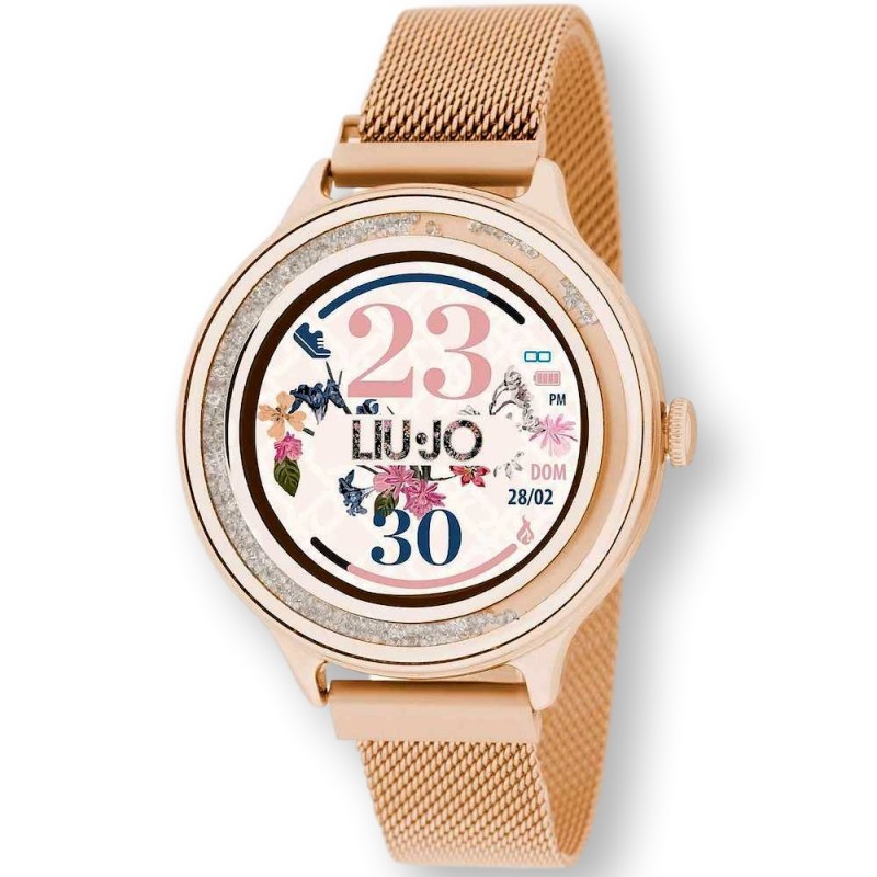 orologio smartwatch donna Liu Jo swlj050 Dancing Gold Rose multifunzione