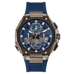 orologio al quarzo uomo Bulova 98b357 Precisionist X cronografo - 8018225036638