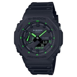 orologio ibrido uomo G-shock ga-2100-1a3 Utility Black multifunzione - 4549526319280