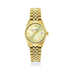 orologio al quarzo donna Philip Watch r8253597614 Caribe 31 Gold solo tempo - 8033288978732