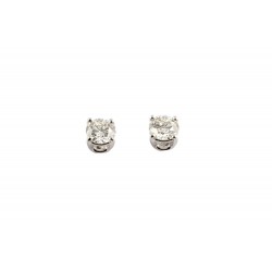 orecchini con punto luce donna Giorgio Visconti bb31658 in oro 750 bianco con diamanti  - 52495954