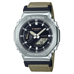 orologio ibrido uomo Casio GM-2100C-5A G-Shock Utility Metal Collection multifunzione - 4549526346750