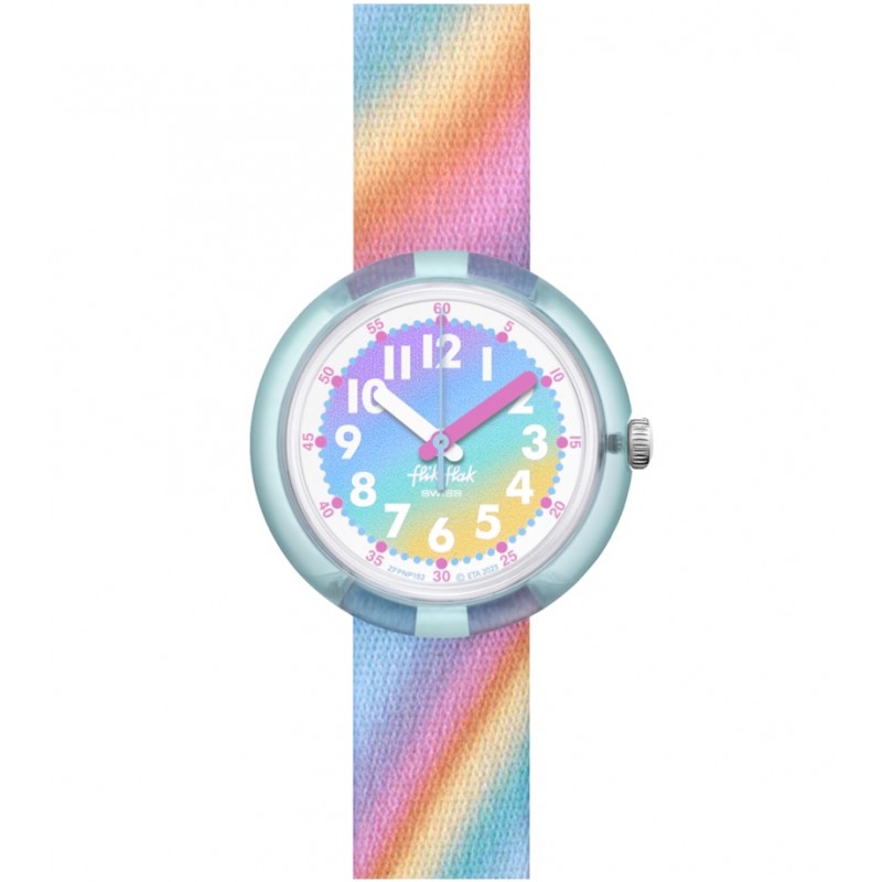 orologio al quarzo bimba Flik Flak fpnp152 LIQUID RAINBOW solo tempo - 7610522879300