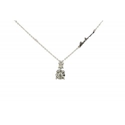 collana punto luce bilogy donna Salvini Daphne 20073487 in oro 750 bianco con diamanti - 73050815