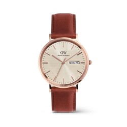 orologio al quarzo uomo Daniel Wellington dw00100829 Classic Day Display St Mawes Rose Gold solo tempo - 7315030068641