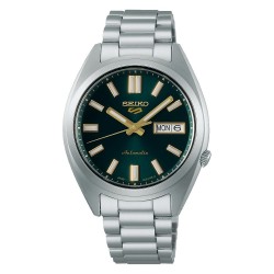 Orologio meccanico automatico uomo Seiko 5 Sports SNXS series srpl57 argentato - 4954628256218