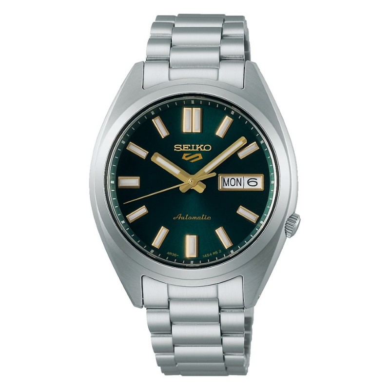 Orologio meccanico automatico uomo Seiko 5 Sports SNXS series srpl57 argentato - 4954628256218