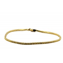 bracciale tennis unisex Crieri bauk150ye2180 in oro 750 giallo con diamanti gialli - 10161702